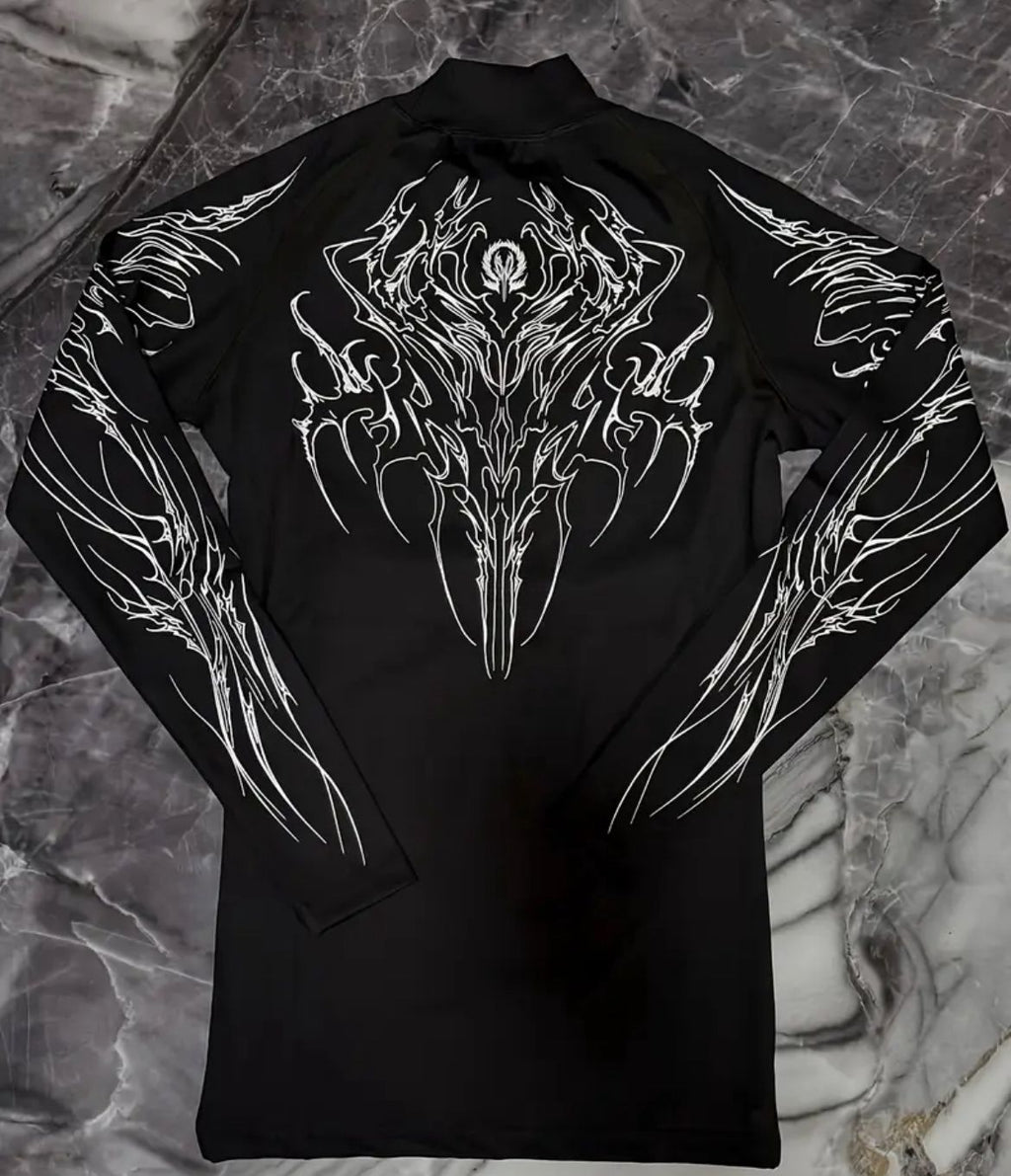 Dark Cathedral ™ Voidborn Long Sleeve Compression [Hybrit]