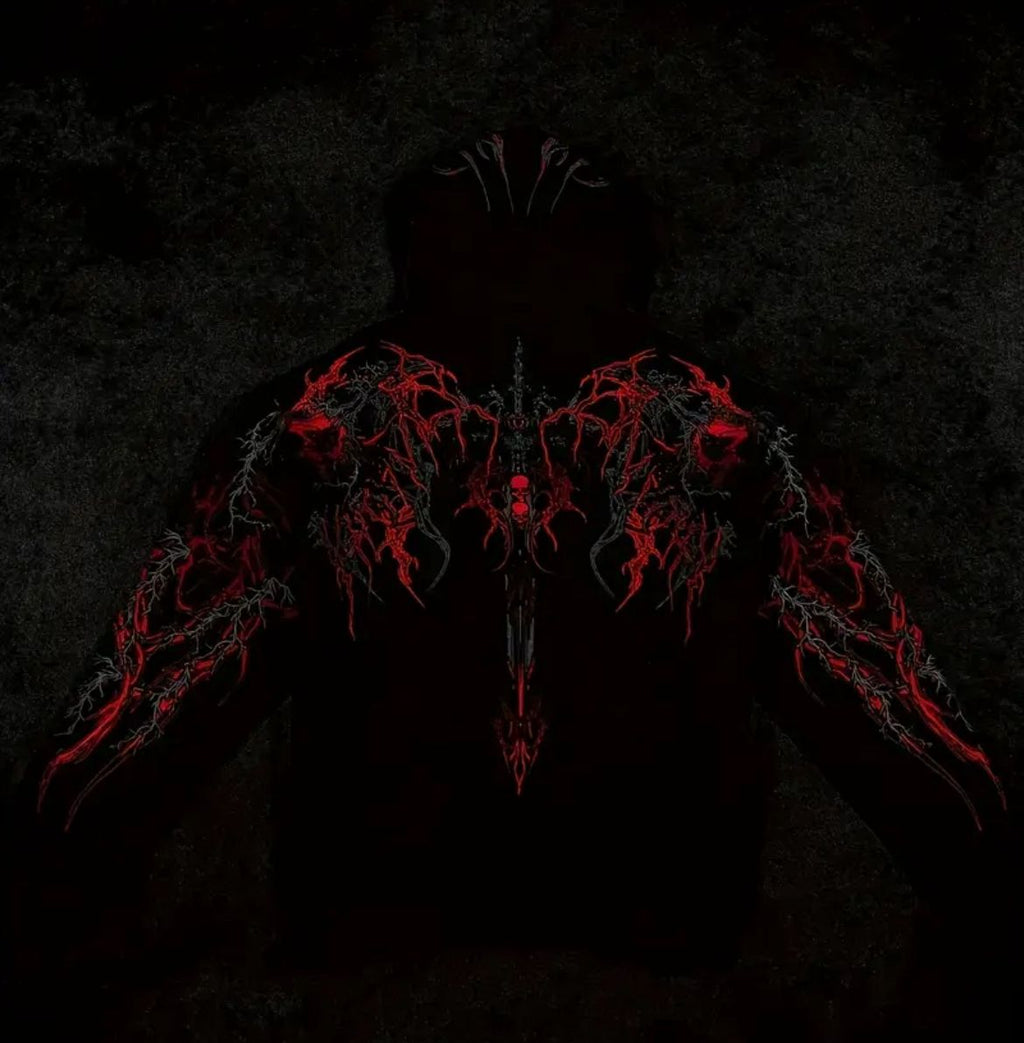 Void Tech™ Nightfall Hoodie [Inferno Red]