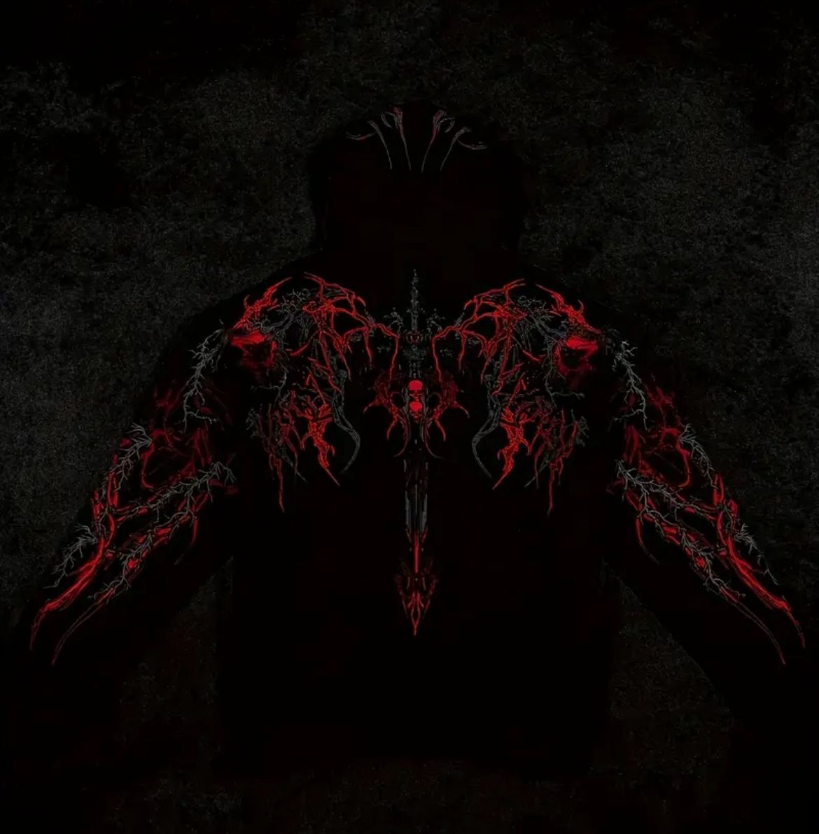 Void Tech™ Nightfall Hoodie [Inferno Red]